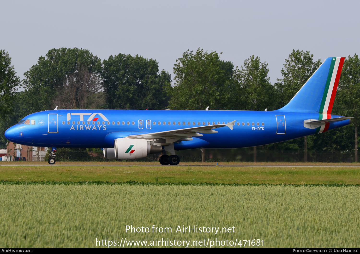 Aircraft Photo of EI-DTK | Airbus A320-216 | ITA Airways | AirHistory.net #471681