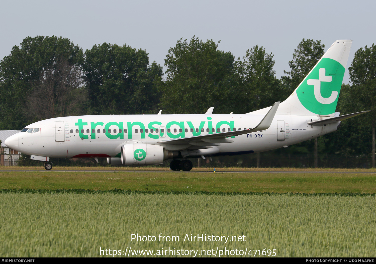 Aircraft Photo of PH-XRX | Boeing 737-7K2 | Transavia | AirHistory.net #471695