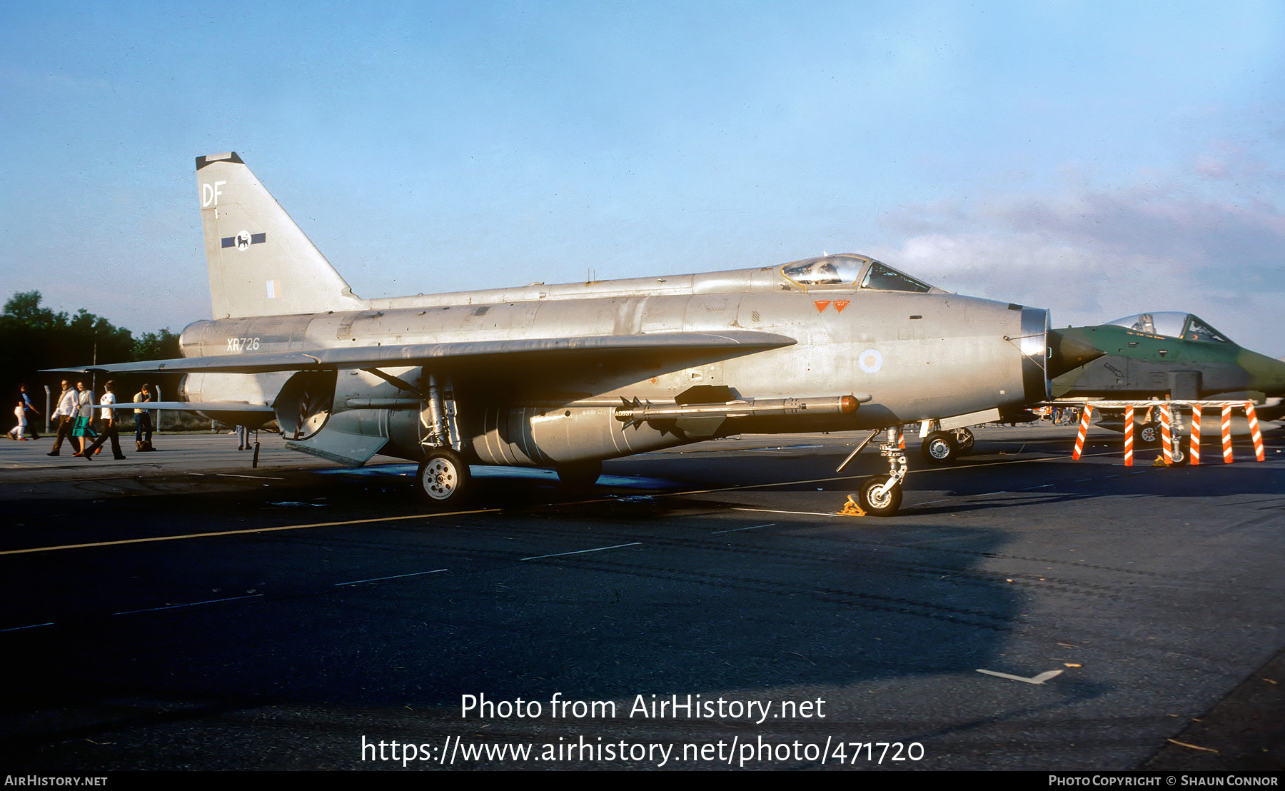 Aircraft Photo of XR726 | English Electric Lightning F6 | UK - Air Force | AirHistory.net #471720