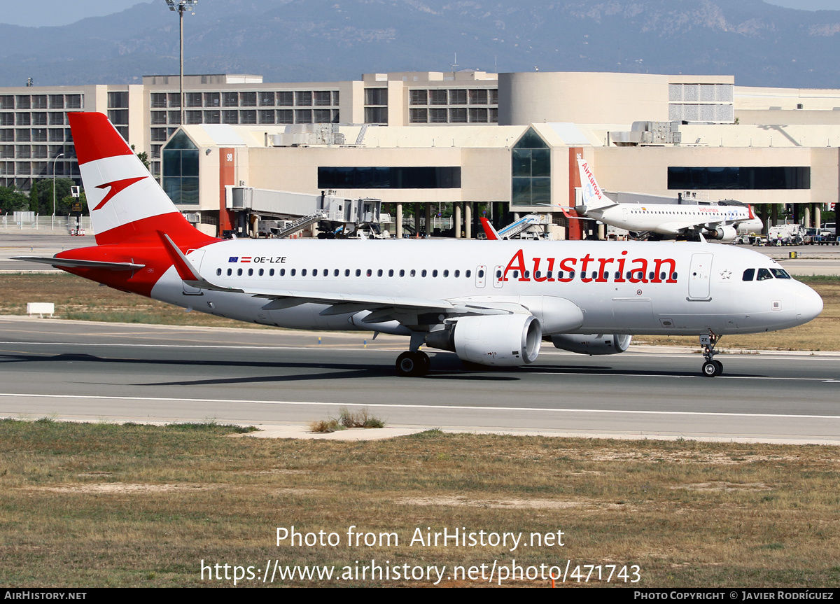 Aircraft Photo of OE-LZE | Airbus A320-214 | Austrian Airlines | AirHistory.net #471743