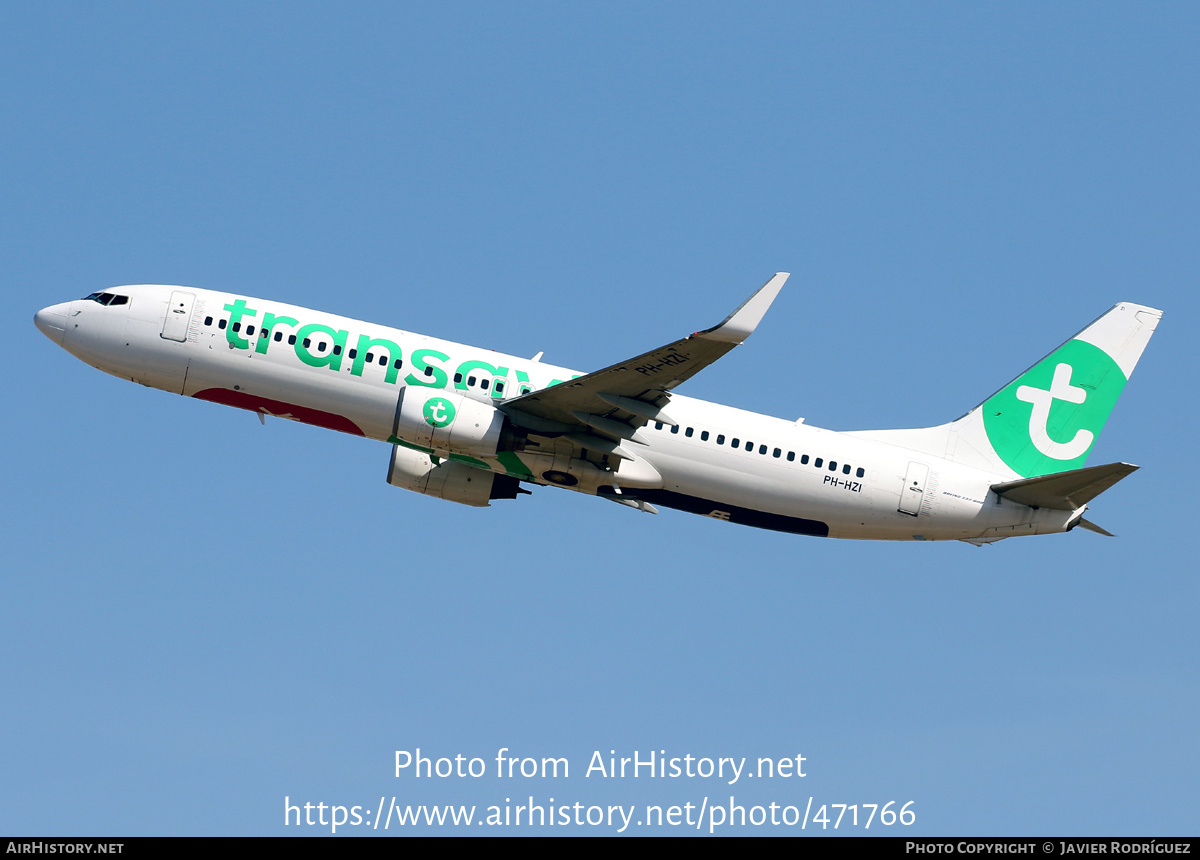 Aircraft Photo of PH-HZI | Boeing 737-8K2 | Transavia | AirHistory.net #471766