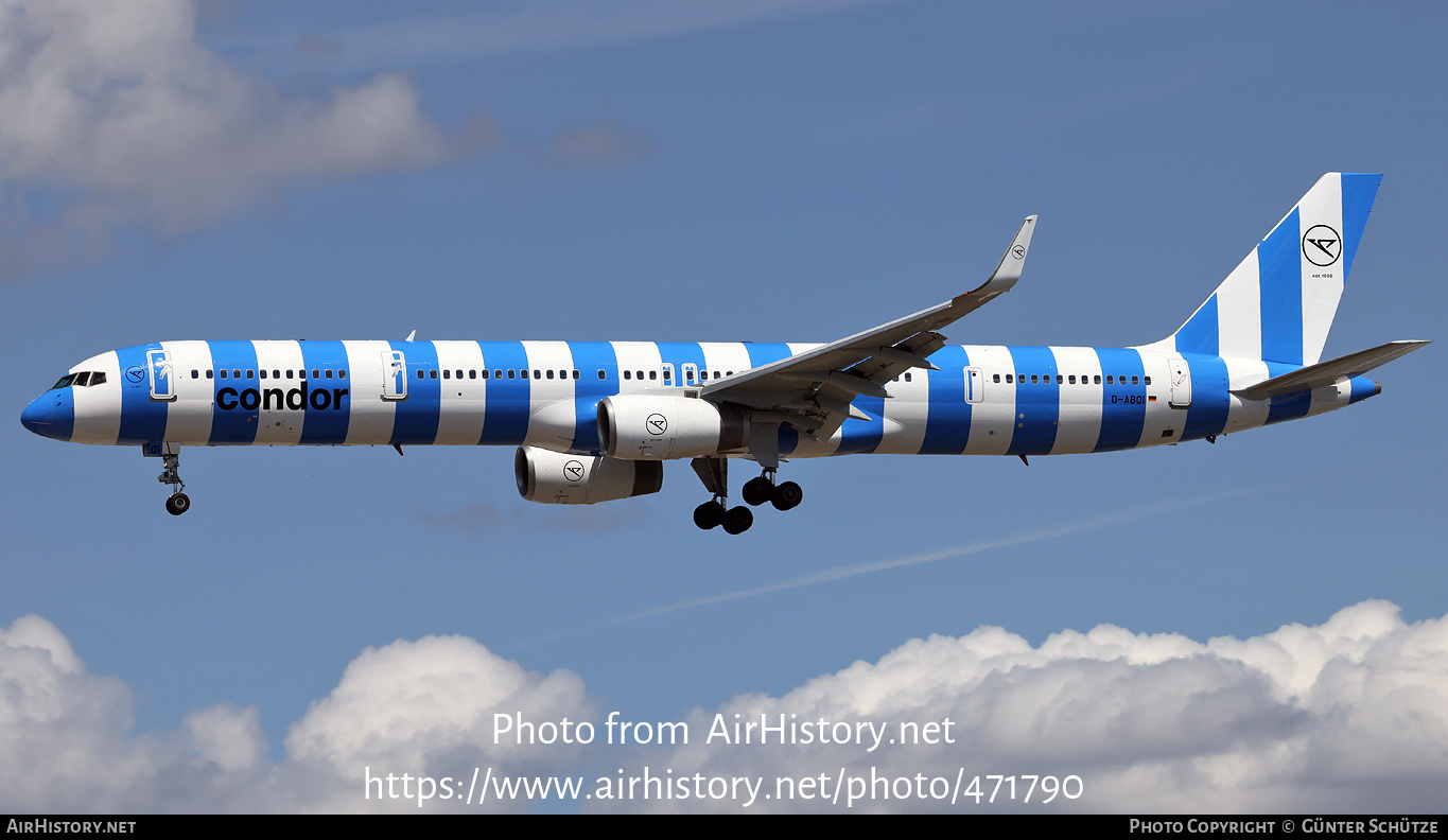 Aircraft Photo of D-ABOI | Boeing 757-330 | Condor Flugdienst | AirHistory.net #471790