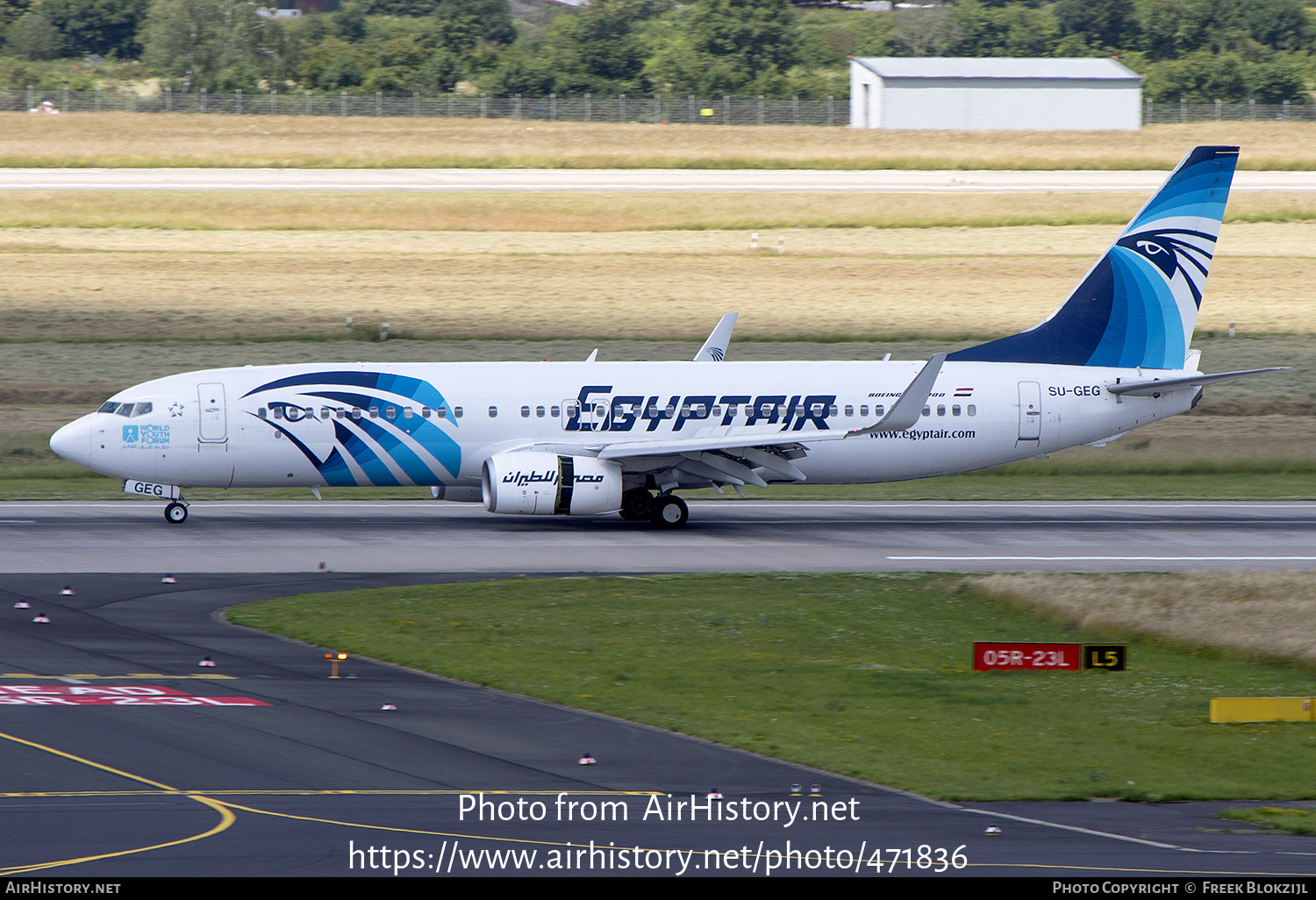 Aircraft Photo of SU-GEG | Boeing 737-800 | EgyptAir | AirHistory.net #471836