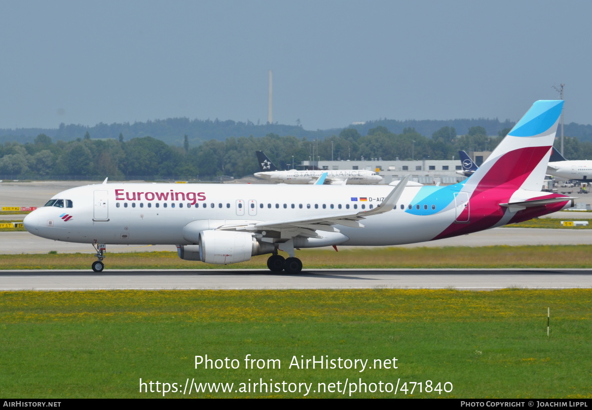 Aircraft Photo of D-AIZT | Airbus A320-214 | Eurowings | AirHistory.net #471840