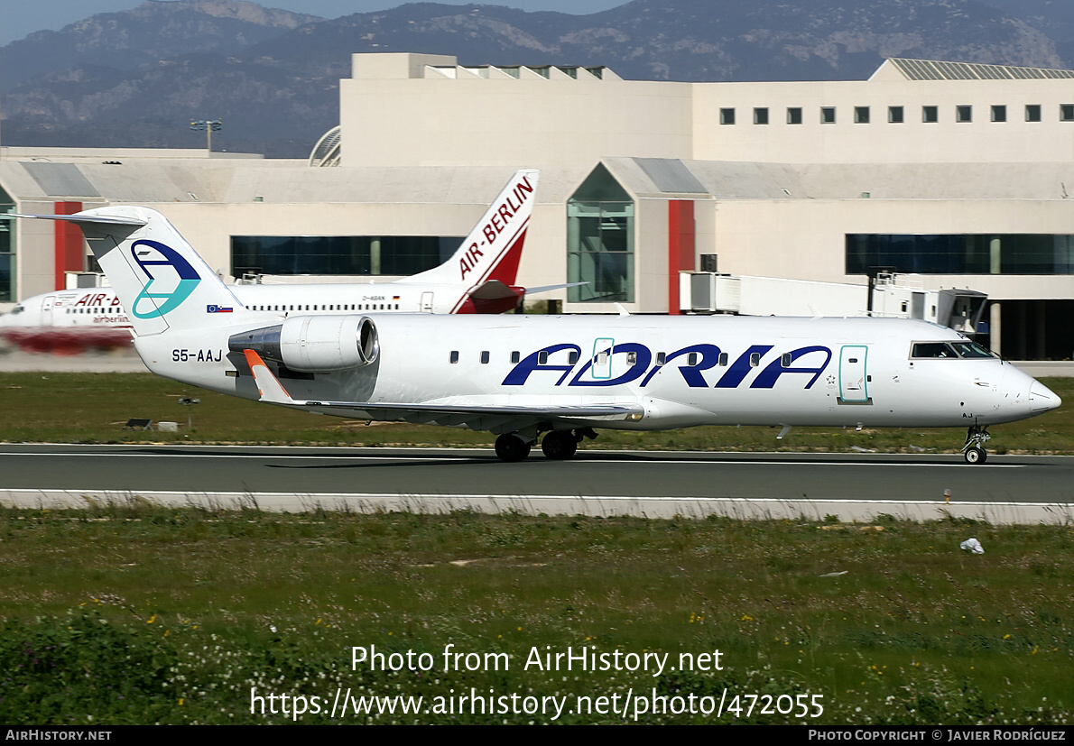 Aircraft Photo of S5-AAJ | Bombardier CRJ-200ER (CL-600-2B19) | Adria Airways | AirHistory.net #472055