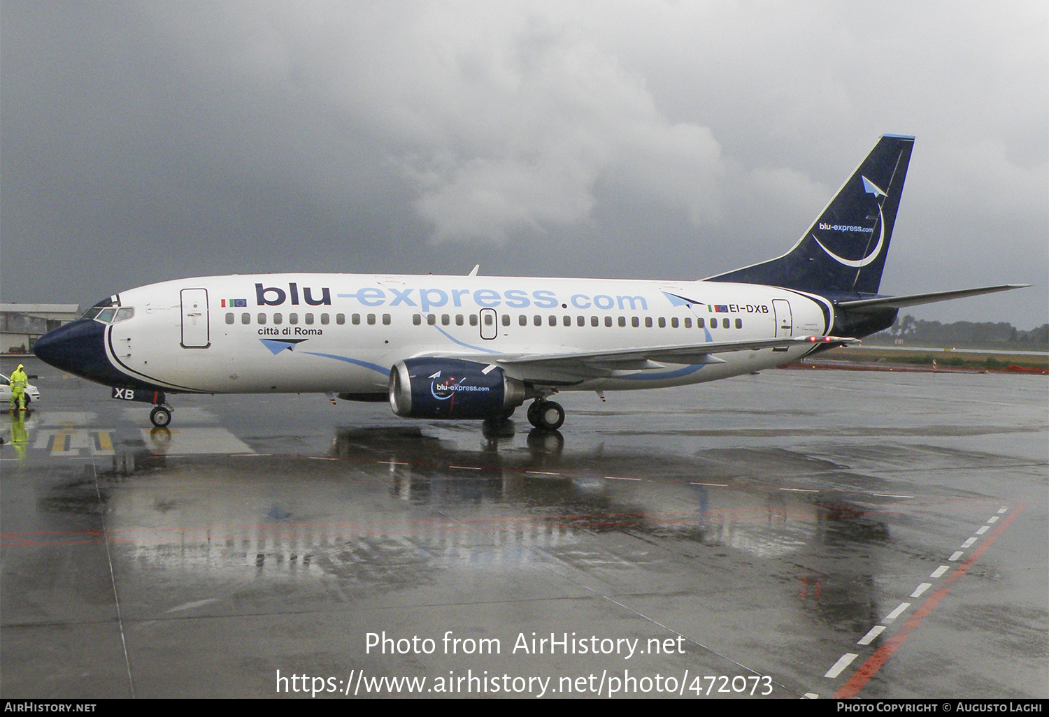 Aircraft Photo of EI-DXB | Boeing 737-31S | Blu-Express | AirHistory.net #472073