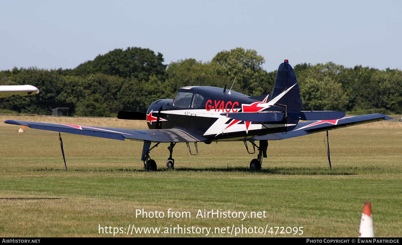 Aircraft Photo of G-YACC | Yakovlev Yak-18T | AirHistory.net #472095