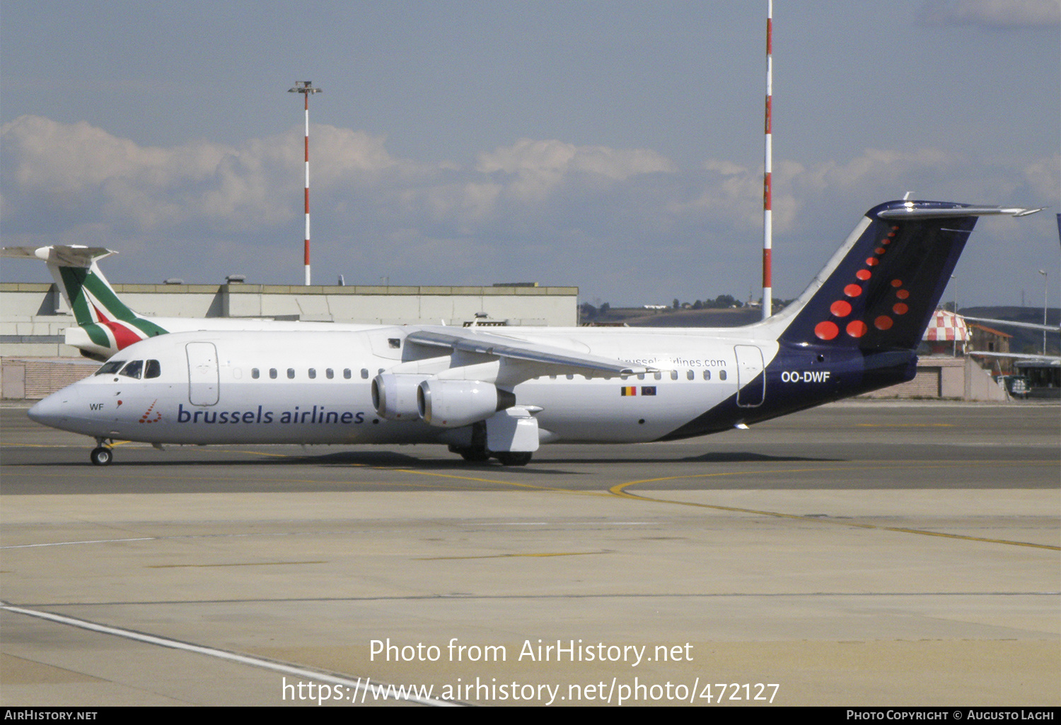 Aircraft Photo of OO-DWF | British Aerospace Avro 146-RJ100 | Brussels Airlines | AirHistory.net #472127