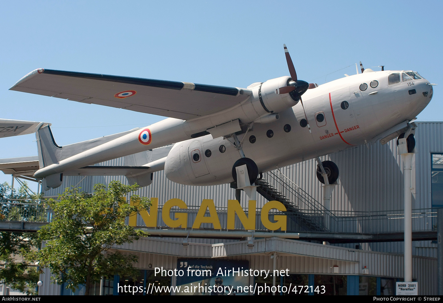 Aircraft Photo of 154 | Nord 2501F-3 Noratlas | France - Air Force | AirHistory.net #472143