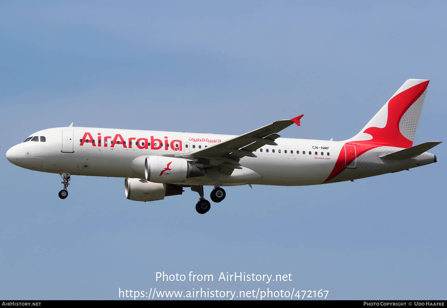 Aircraft Photo of CN-NMF | Airbus A320-214 | Air Arabia | AirHistory.net #472167