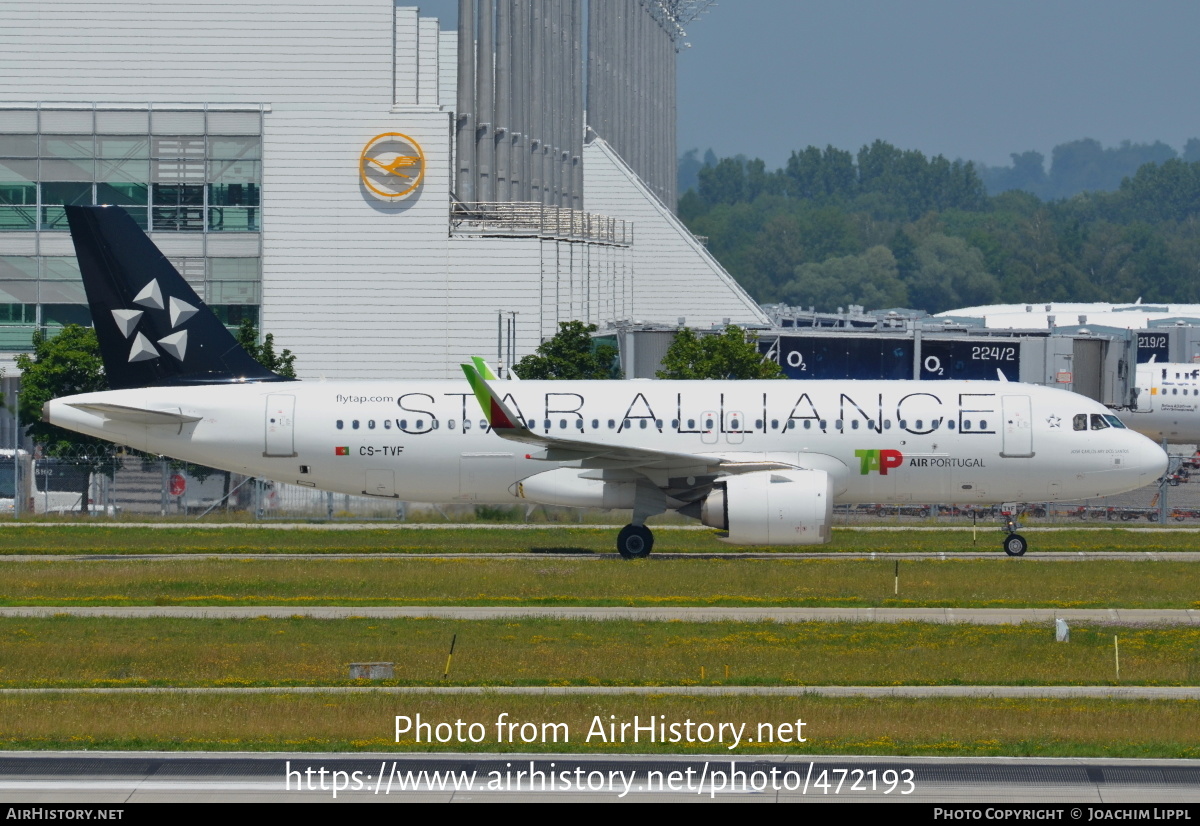 Aircraft Photo of CS-TVF | Airbus A320-251N | TAP Air Portugal | AirHistory.net #472193