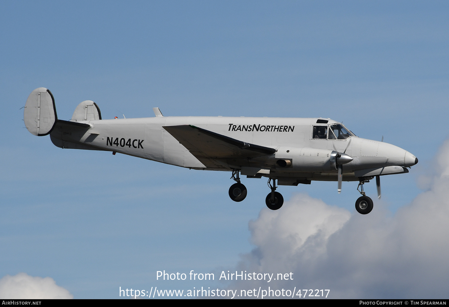 Aircraft Photo of N404CK | Beech C-45G Expeditor/Tri-Gear | TransNorthern Aviation | AirHistory.net #472217