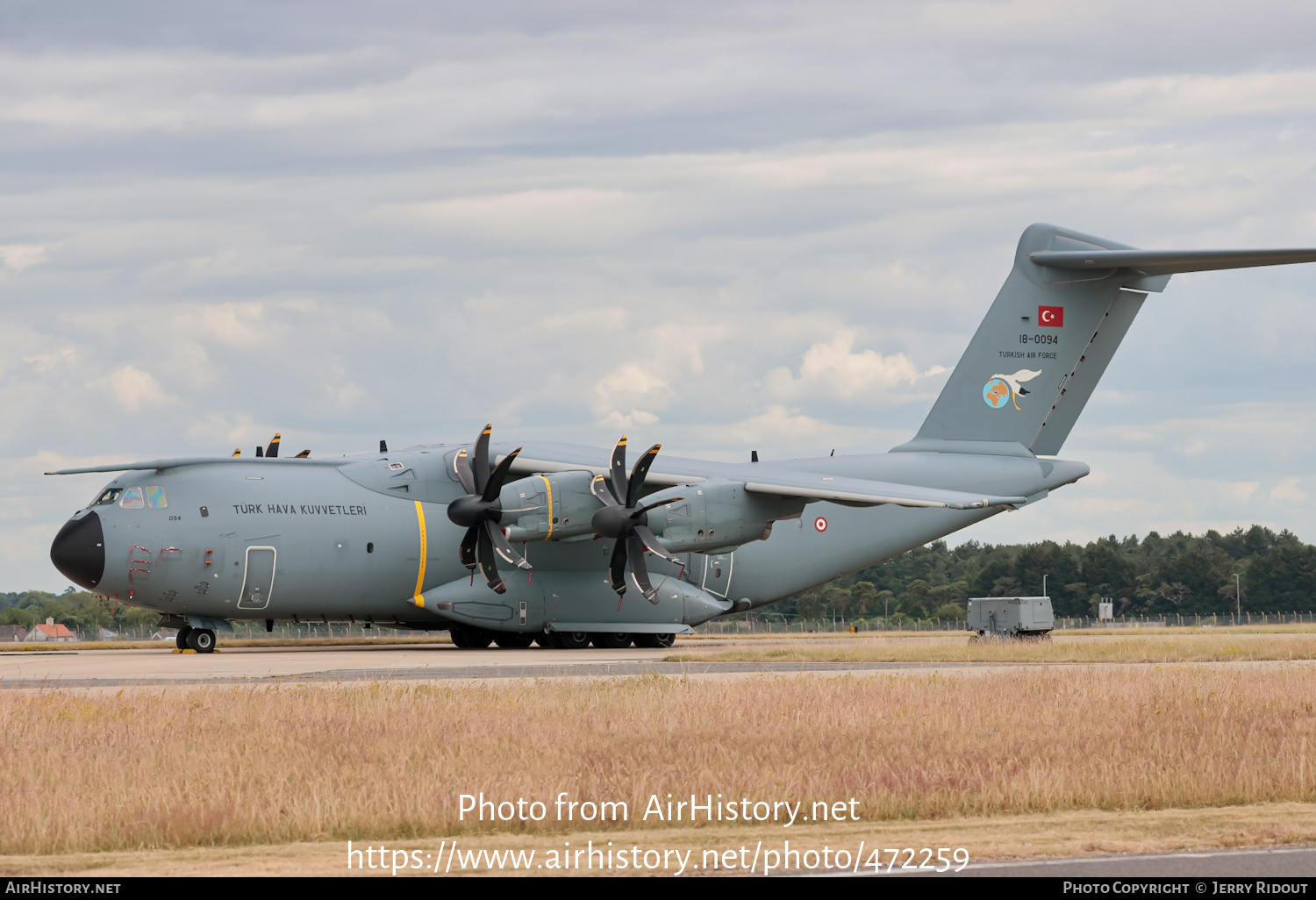 Aircraft Photo of 18-0094 | Airbus A400M Atlas C1 | Turkey - Air Force | AirHistory.net #472259