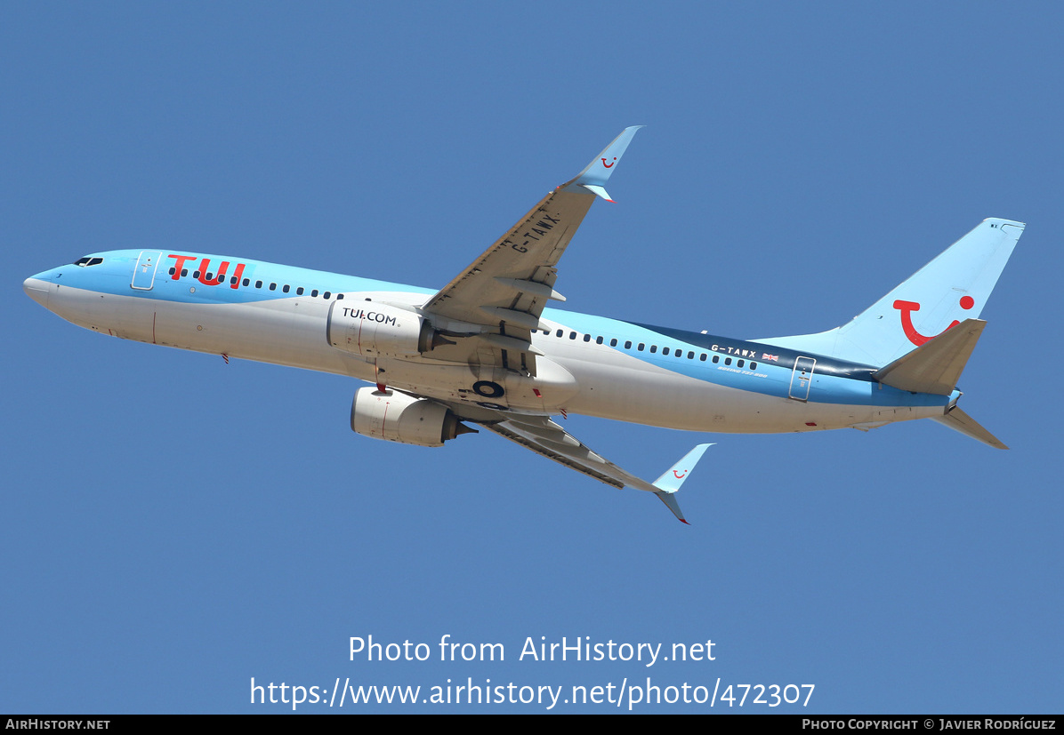 Aircraft Photo of G-TAWX | Boeing 737-8K5 | TUI | AirHistory.net #472307