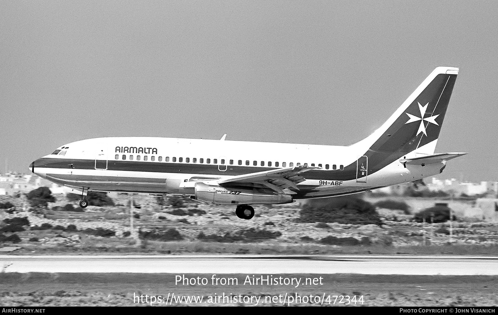 Aircraft Photo of 9H-ABF | Boeing 737-2Y5/Adv | Air Malta | AirHistory.net #472344