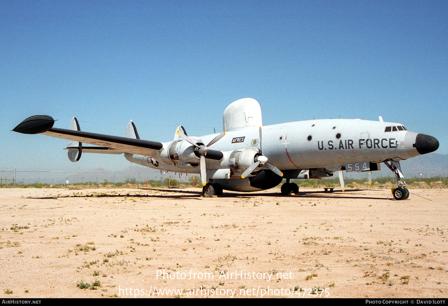 Aircraft Photo of 53-554 / 30554 | Lockheed EC-121T Warning Star | USA - Air Force | AirHistory.net #472375