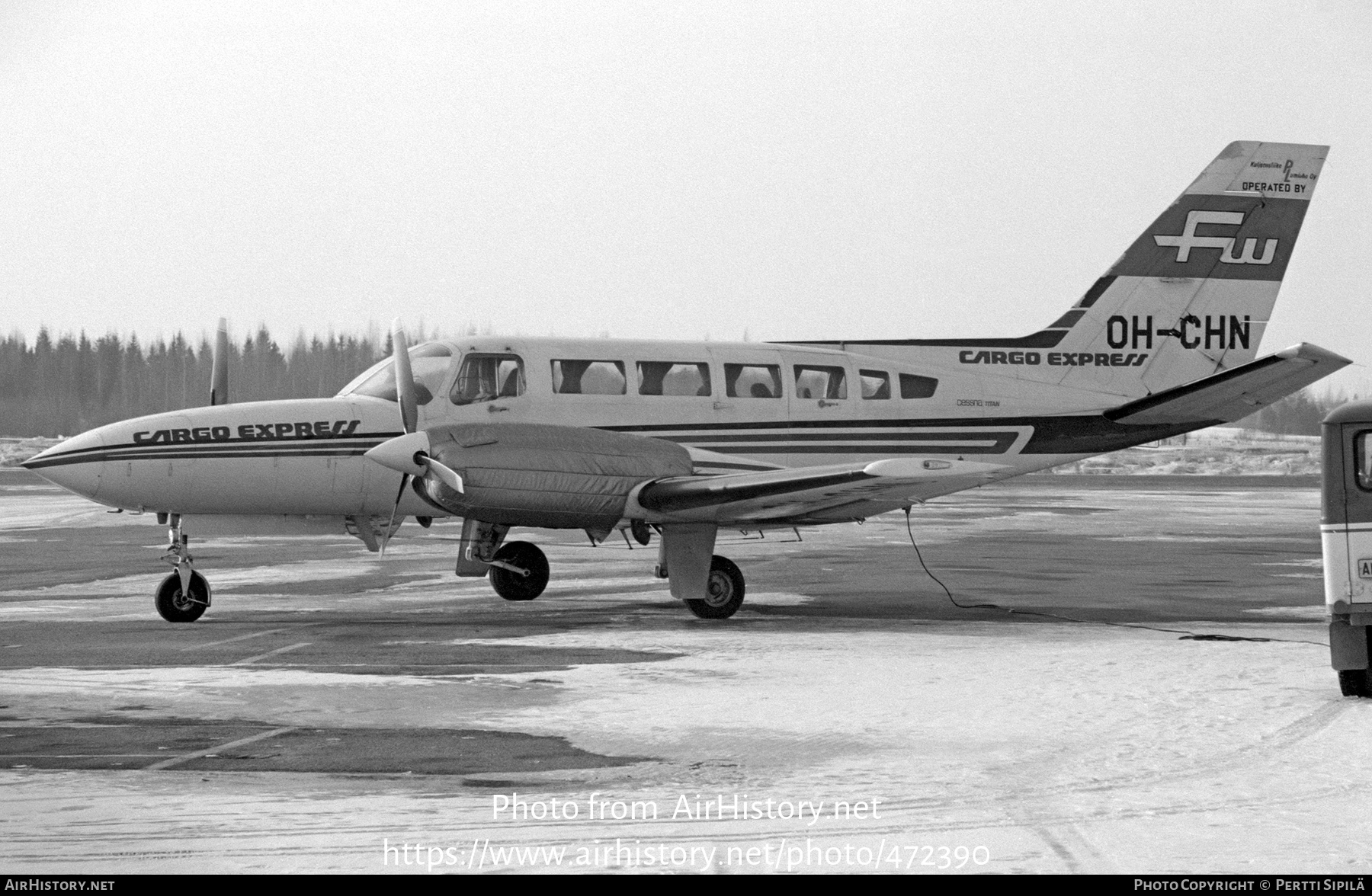 Aircraft Photo of OH-CHN | Cessna 404 Titan Ambassador | Finnwings | AirHistory.net #472390