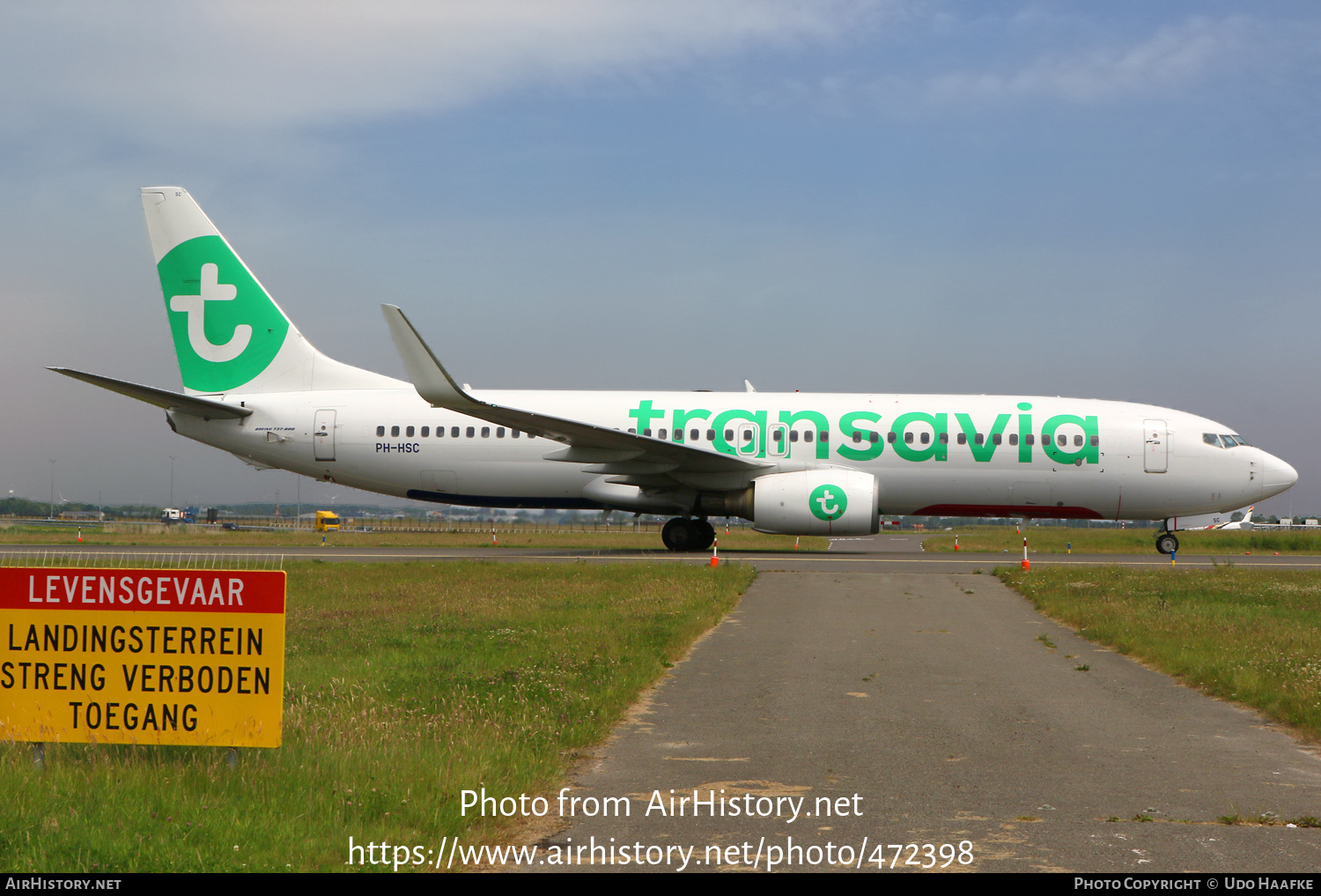 Aircraft Photo of PH-HSC | Boeing 737-8K2 | Transavia | AirHistory.net #472398