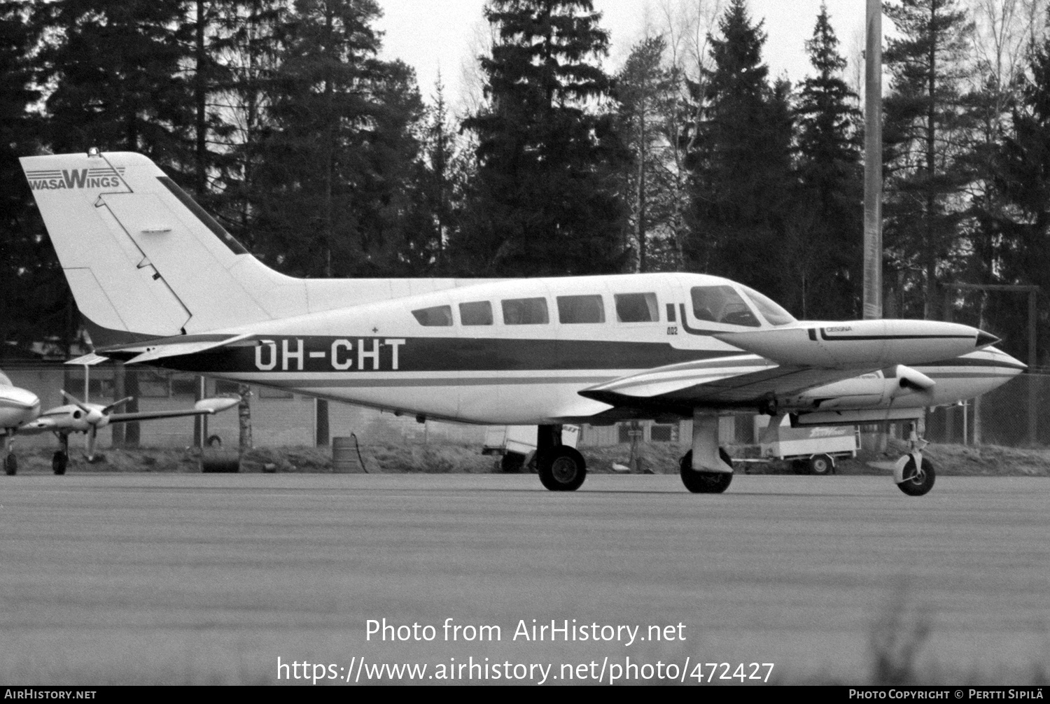 Aircraft Photo of OH-CHT | Cessna 402B Businessliner | Wasawings | AirHistory.net #472427