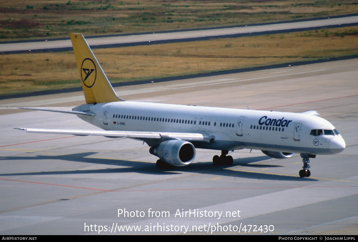 Aircraft Photo of D-ABNE | Boeing 757-230 | Condor Flugdienst | AirHistory.net #472430