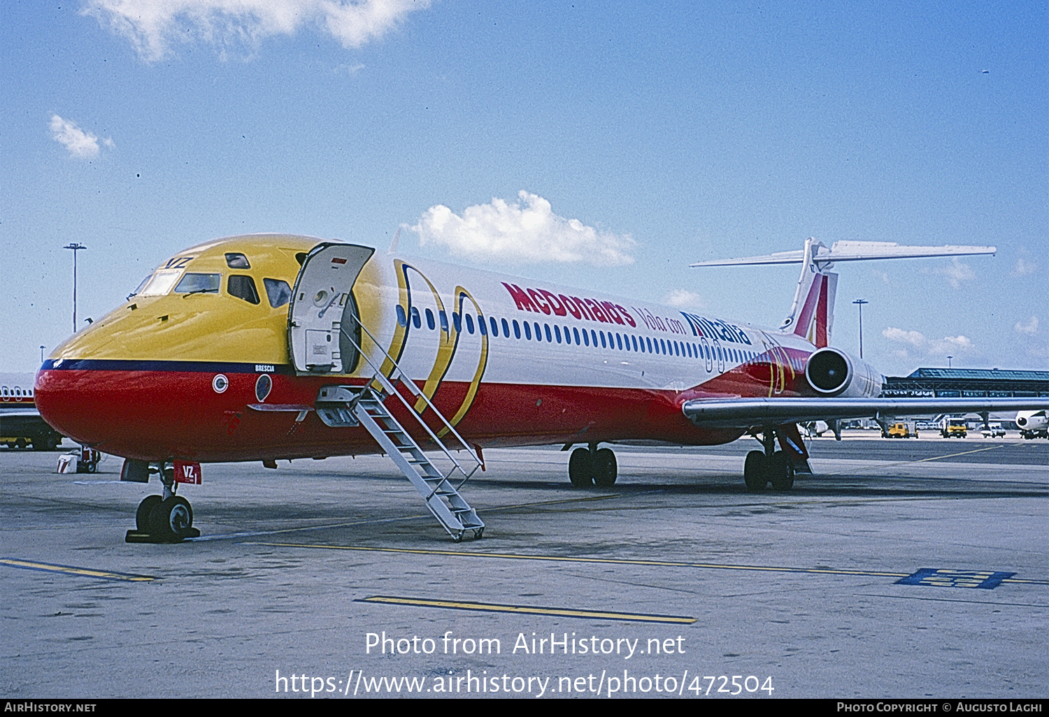 Aircraft Photo of I-DAVZ | McDonnell Douglas MD-82 (DC-9-82) | Alitalia | AirHistory.net #472504