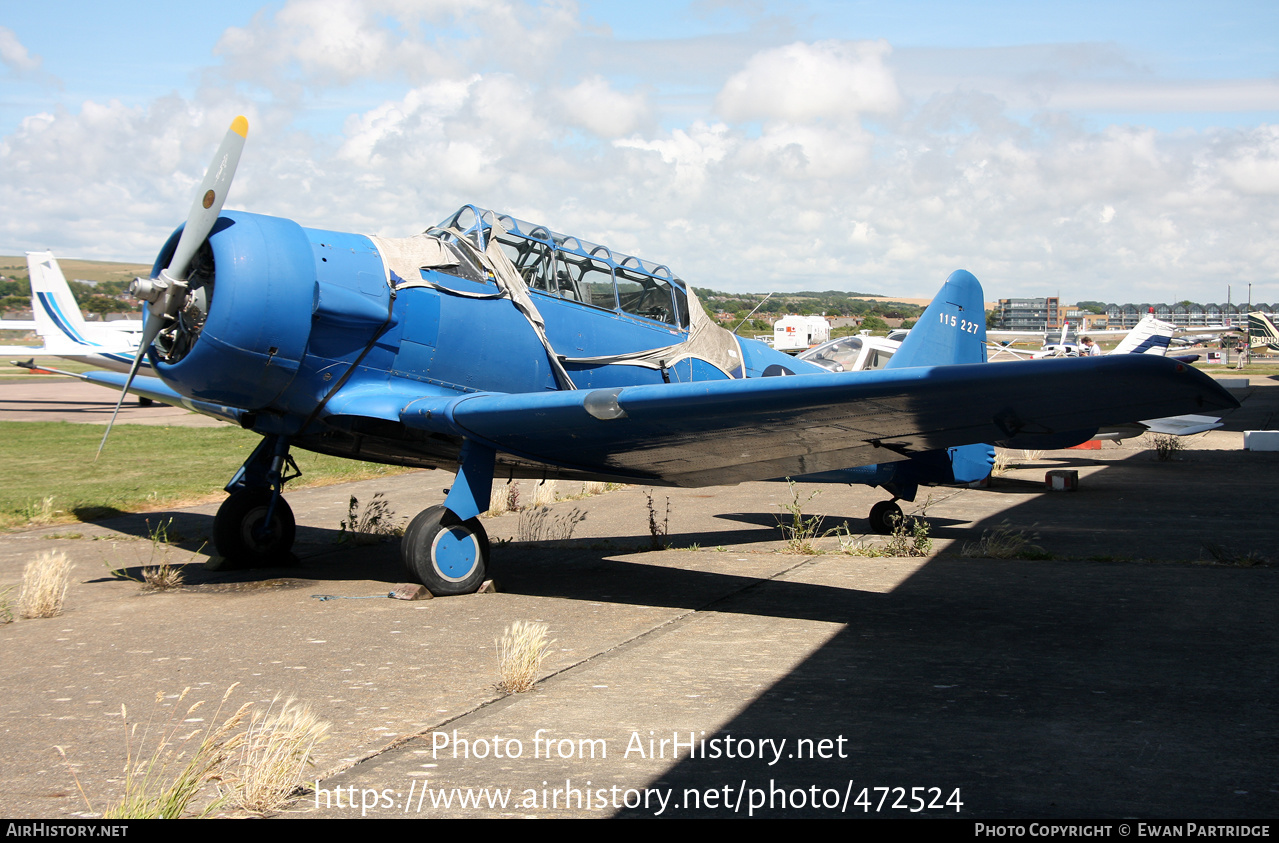 Aircraft Photo of G-BKRA | North American T-6G Texan | AirHistory.net #472524