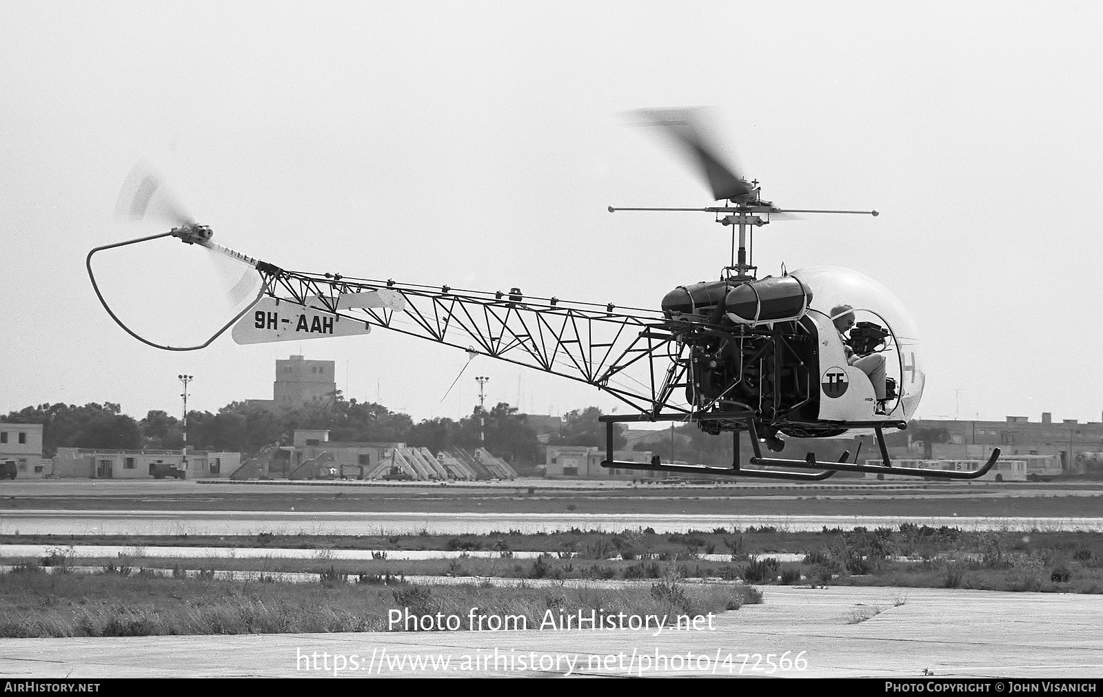 Aircraft Photo of 9H-AAH | Bell 47G-2 | Malta - Air Force | AirHistory.net #472566