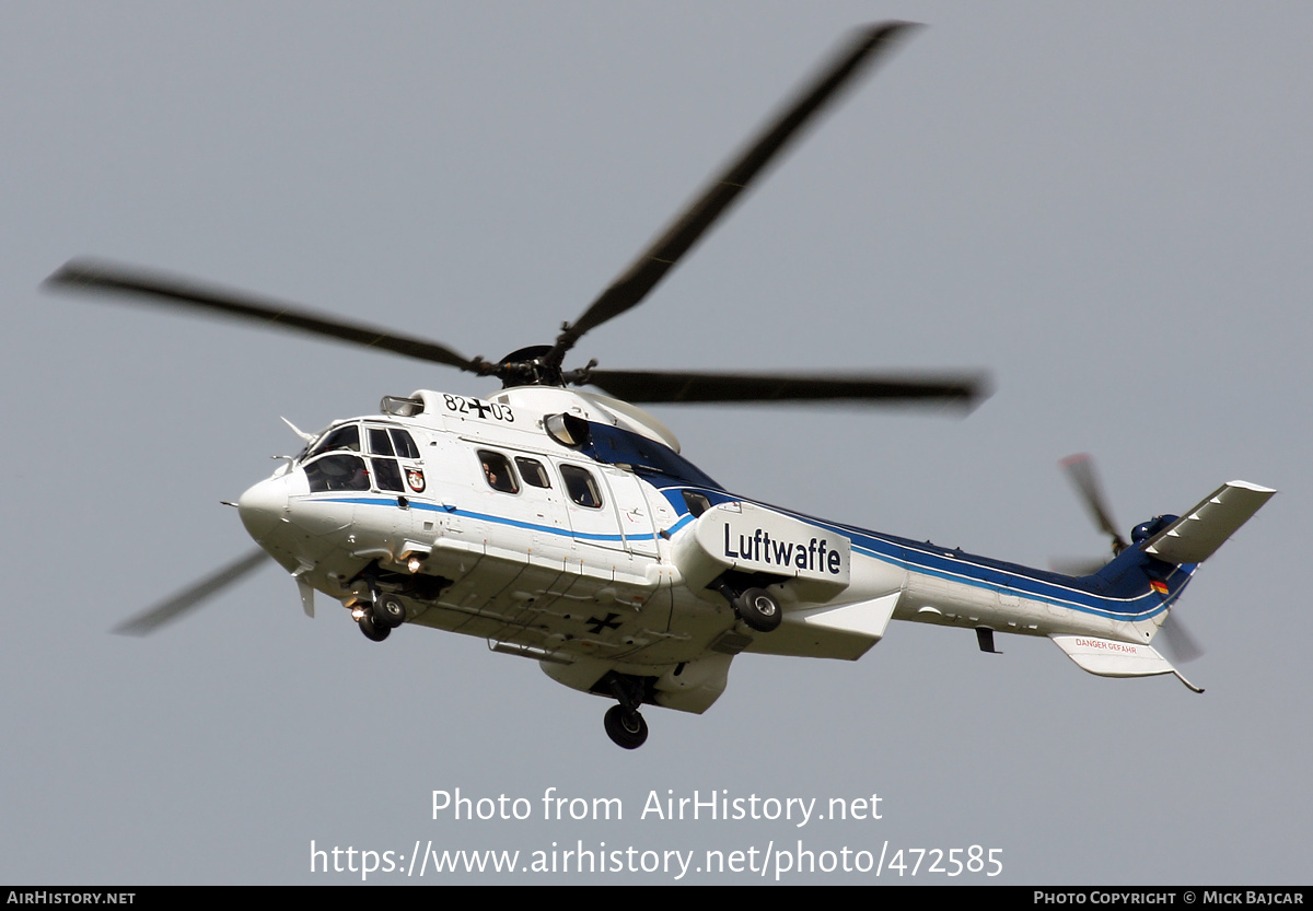 Aircraft Photo of 8203 | Eurocopter AS-532U2 Cougar Mk2 | Germany - Air Force | AirHistory.net #472585