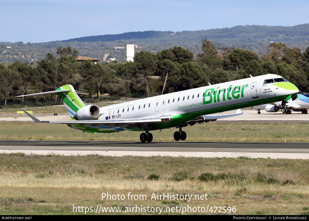 Aircraft Photo of 9H-LOV | Bombardier CRJ-1000 (CL-600-2E25) | Binter Canarias | AirHistory.net #472596