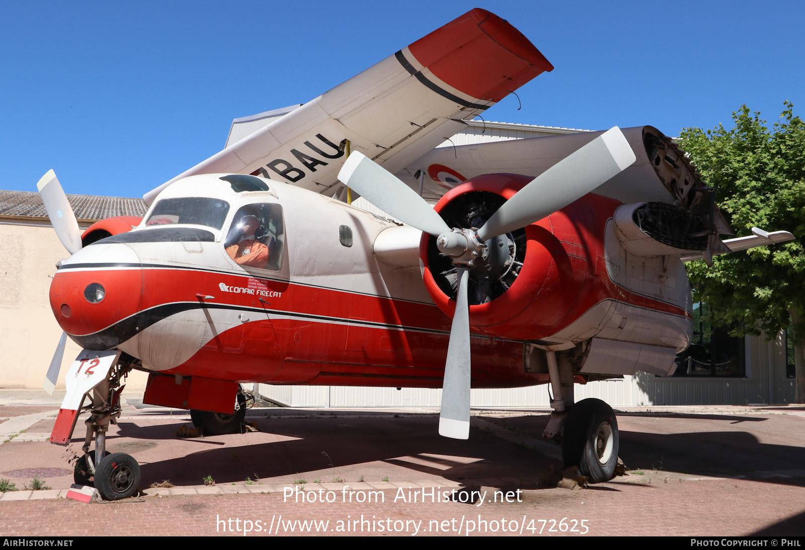 Aircraft Photo of F-ZBAU | Conair CS2F Firecat | Sécurité Civile | AirHistory.net #472625