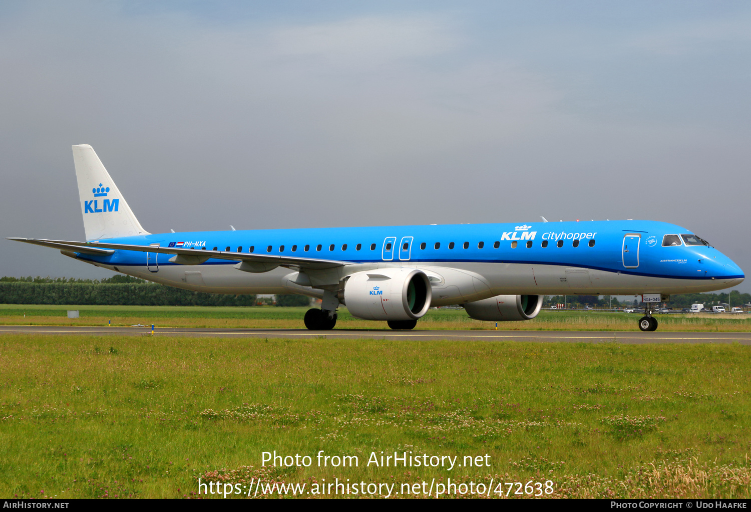 Aircraft Photo of PH-NXA | Embraer 195-E2 (ERJ-190-400) | KLM Cityhopper | AirHistory.net #472638