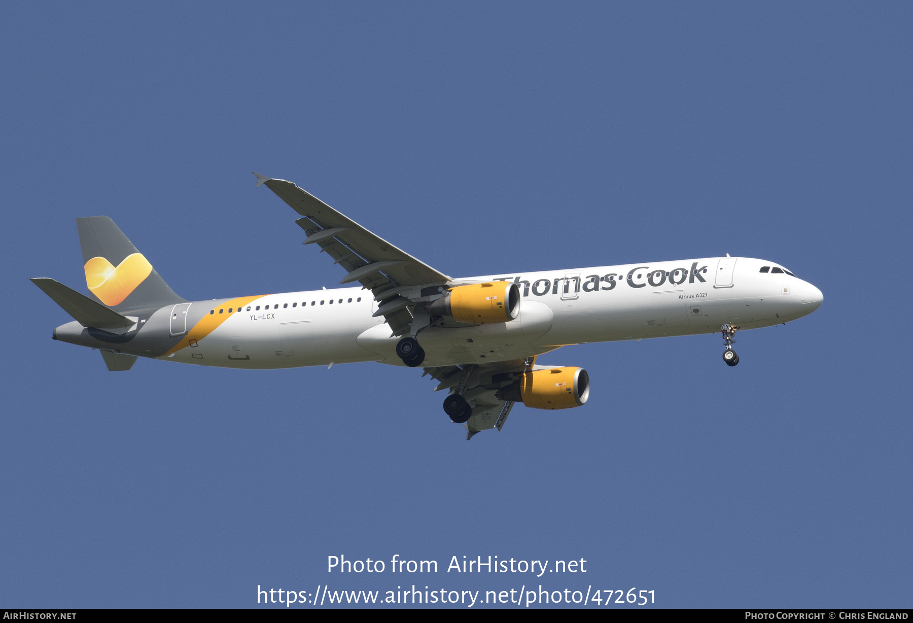 Aircraft Photo of YL-LCX | Airbus A321-211 | Thomas Cook Airlines | AirHistory.net #472651