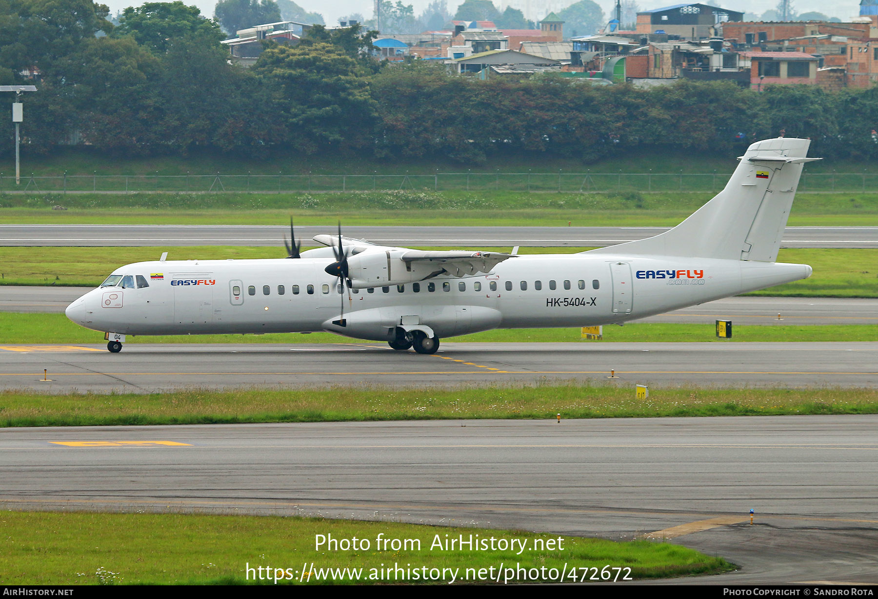 Aircraft Photo of HK-5404-X / HK-5404 | ATR ATR-72-600 (ATR-72-212A) | EasyFly | AirHistory.net #472672