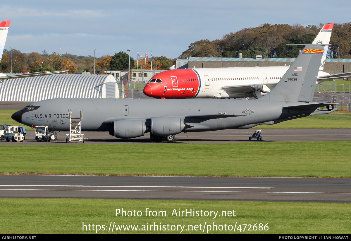 Aircraft Photo of 63-8036 / 38036 | Boeing KC-135R Stratotanker | USA - Air Force | AirHistory.net #472686