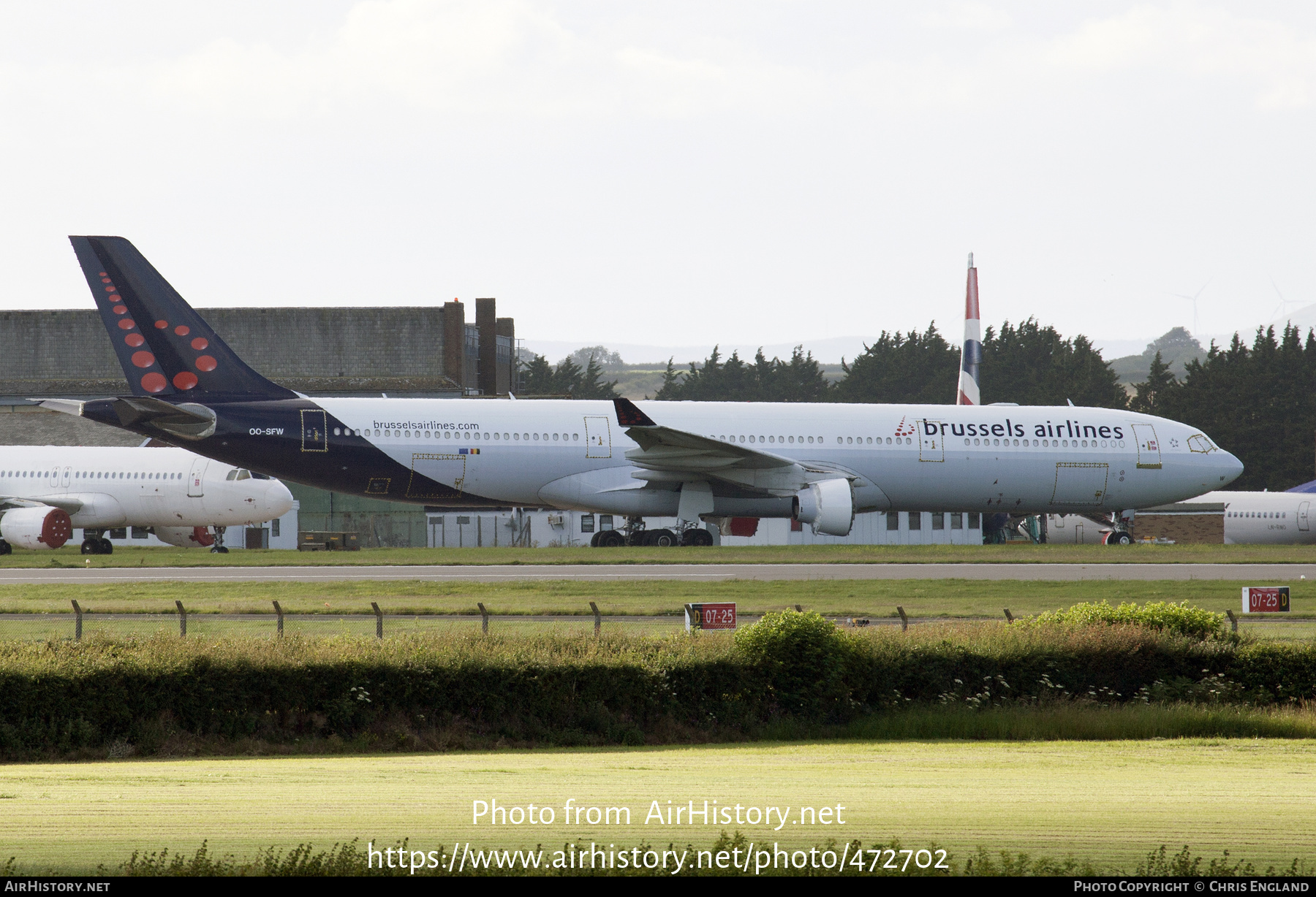 Aircraft Photo of OO-SFW | Airbus A330-322 | Brussels Airlines | AirHistory.net #472702