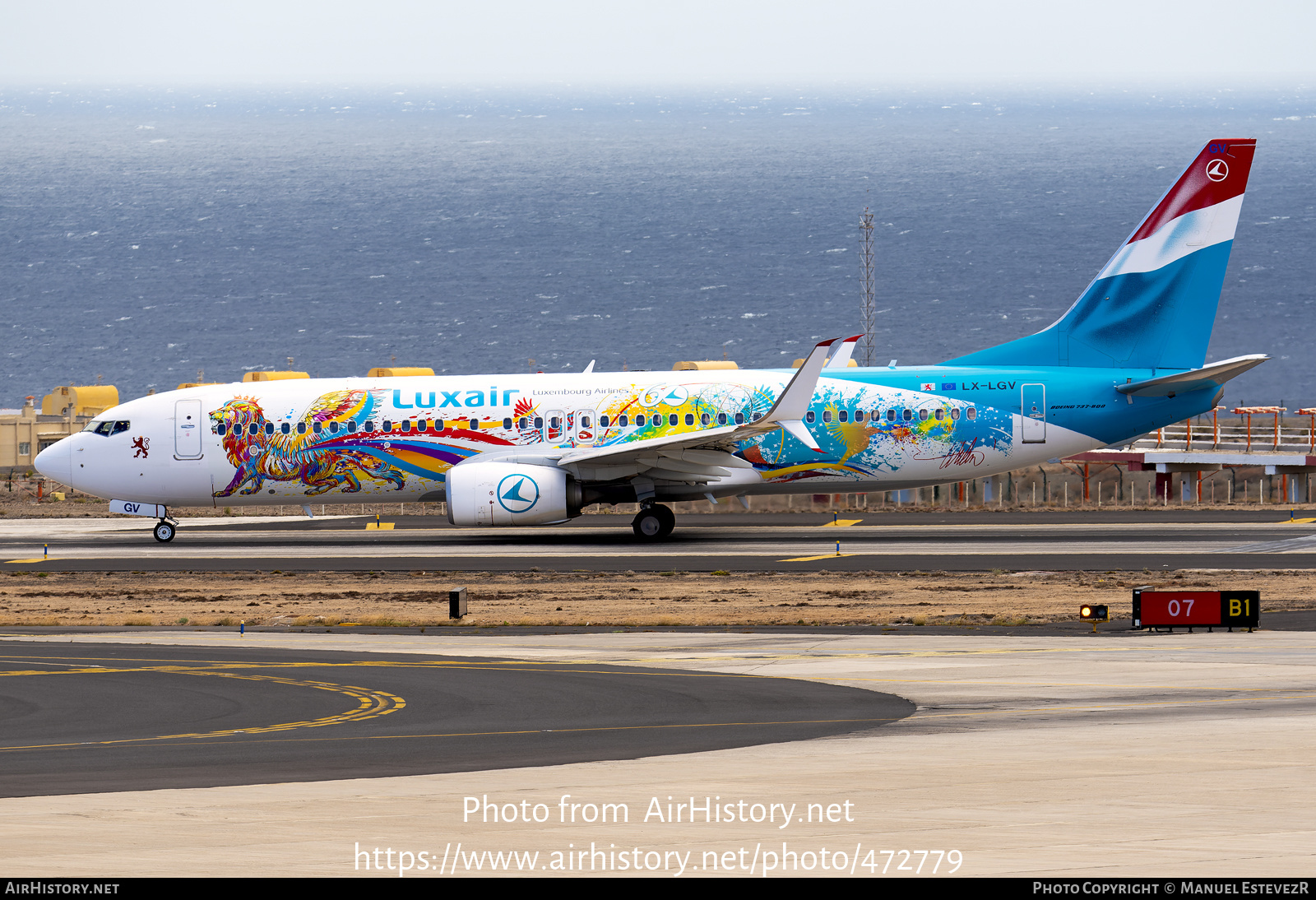 Aircraft Photo of LX-LGV | Boeing 737-8C9 | Luxair | AirHistory.net #472779