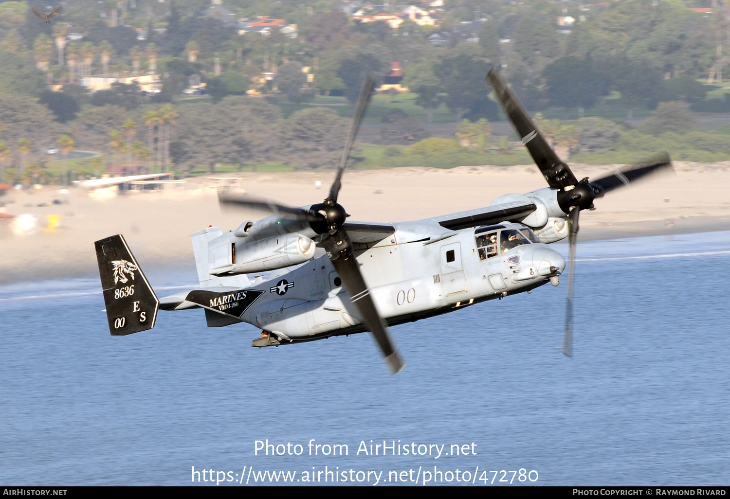 Aircraft Photo of 168636 | Bell-Boeing MV-22B Osprey | USA - Marines | AirHistory.net #472780