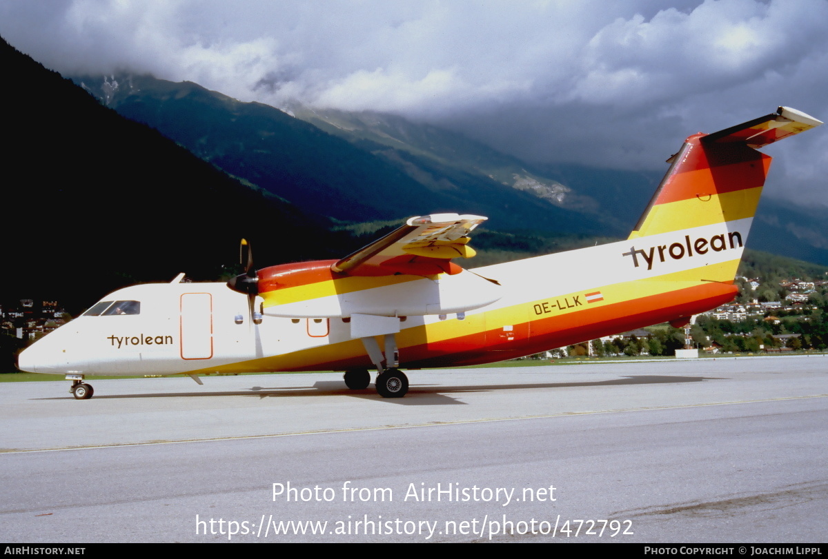 Aircraft Photo of OE-LLK | De Havilland Canada DHC-8-103 Dash 8 | Tyrolean Airways | AirHistory.net #472792