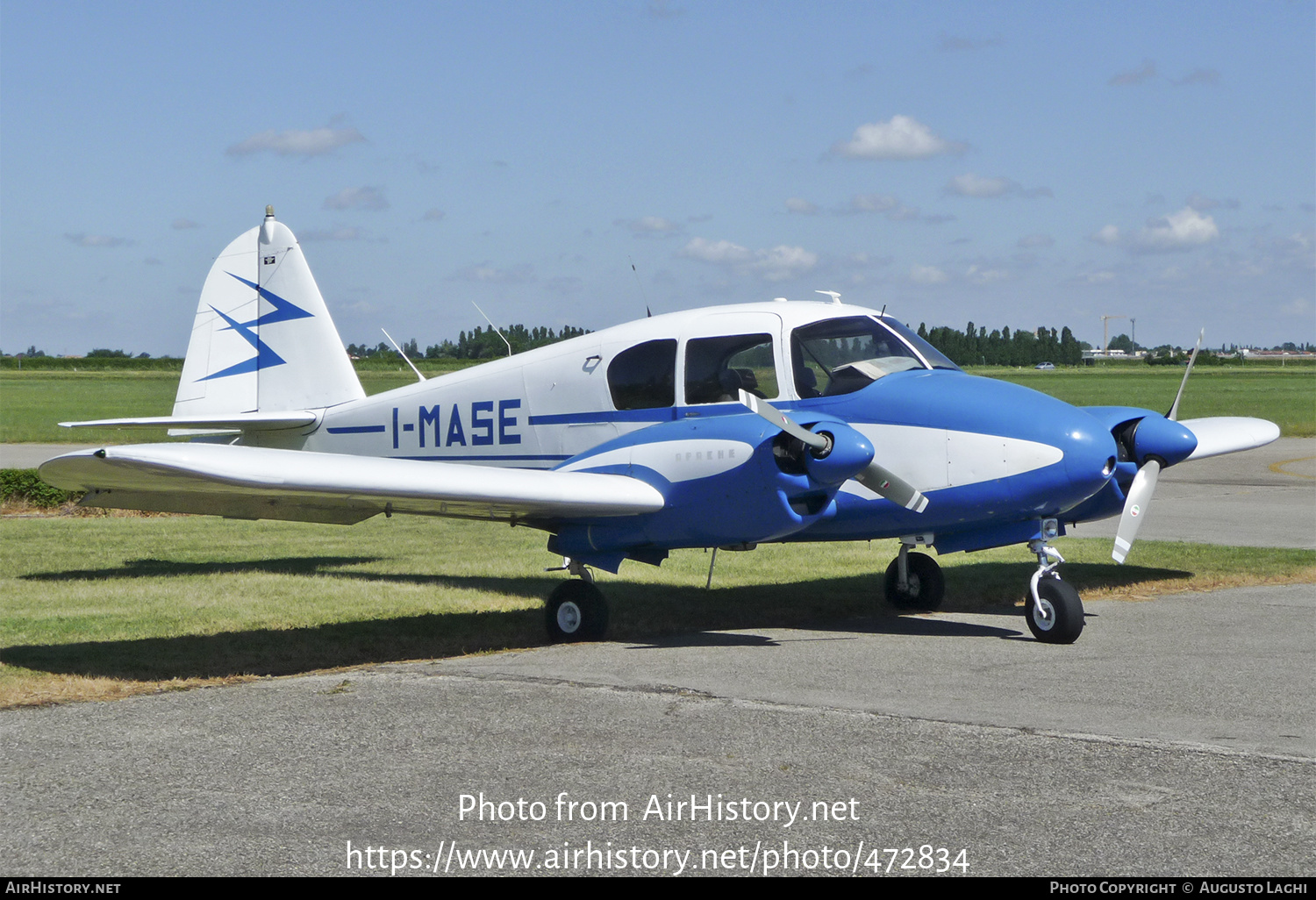 Aircraft Photo of I-MASE | Piper PA-23-160 Apache F | AirHistory.net #472834