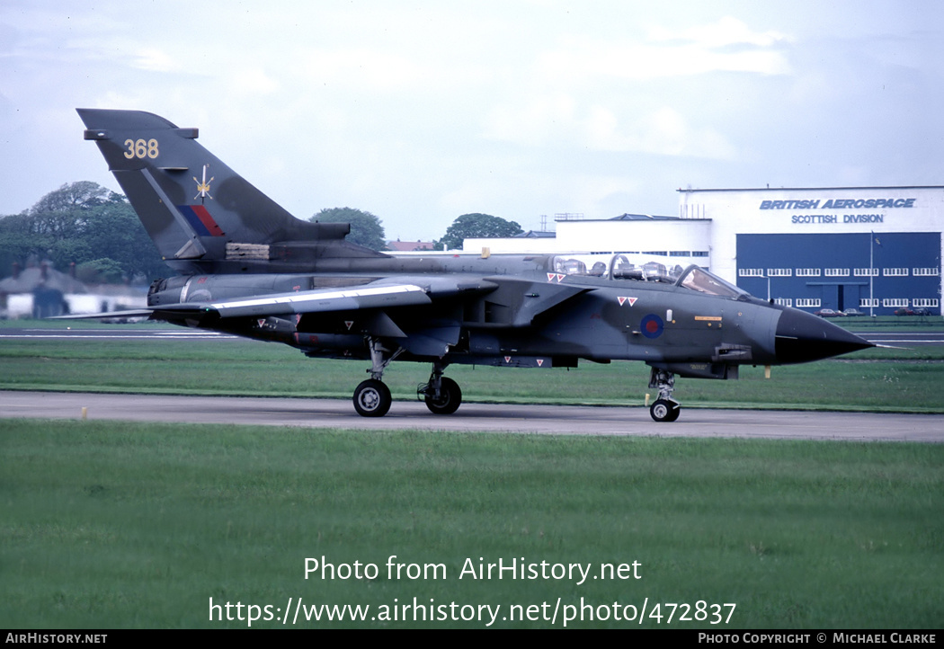 Aircraft Photo of ZA368 | Panavia Tornado GR1 | UK - Air Force | AirHistory.net #472837