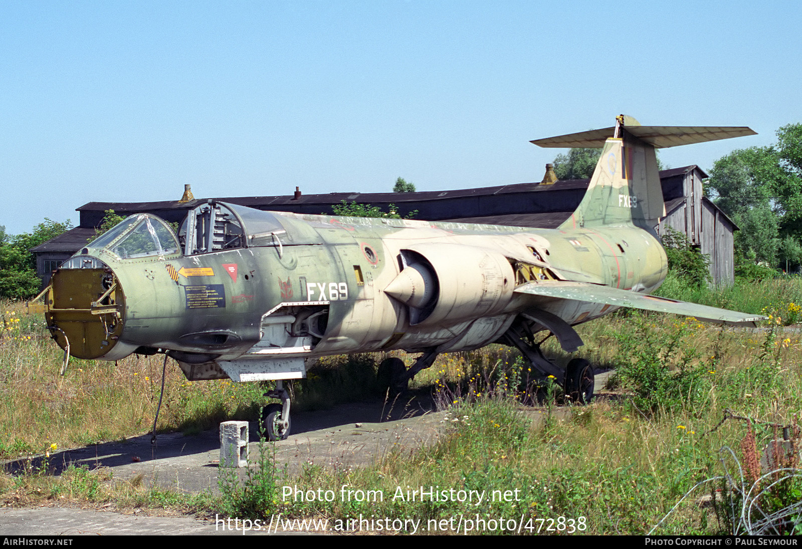 Aircraft Photo of FX69 | Lockheed F-104G Starfighter | Belgium - Air Force | AirHistory.net #472838