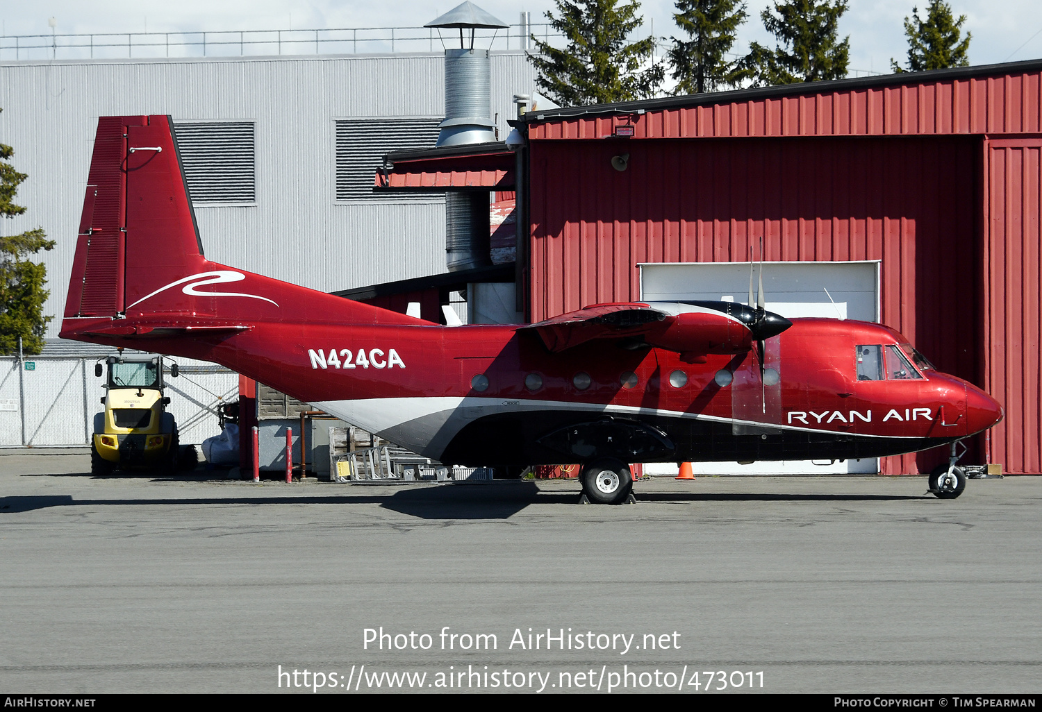 Aircraft Photo of N424CA | CASA C-212-200 Aviocar | Ryan Air | AirHistory.net #473011