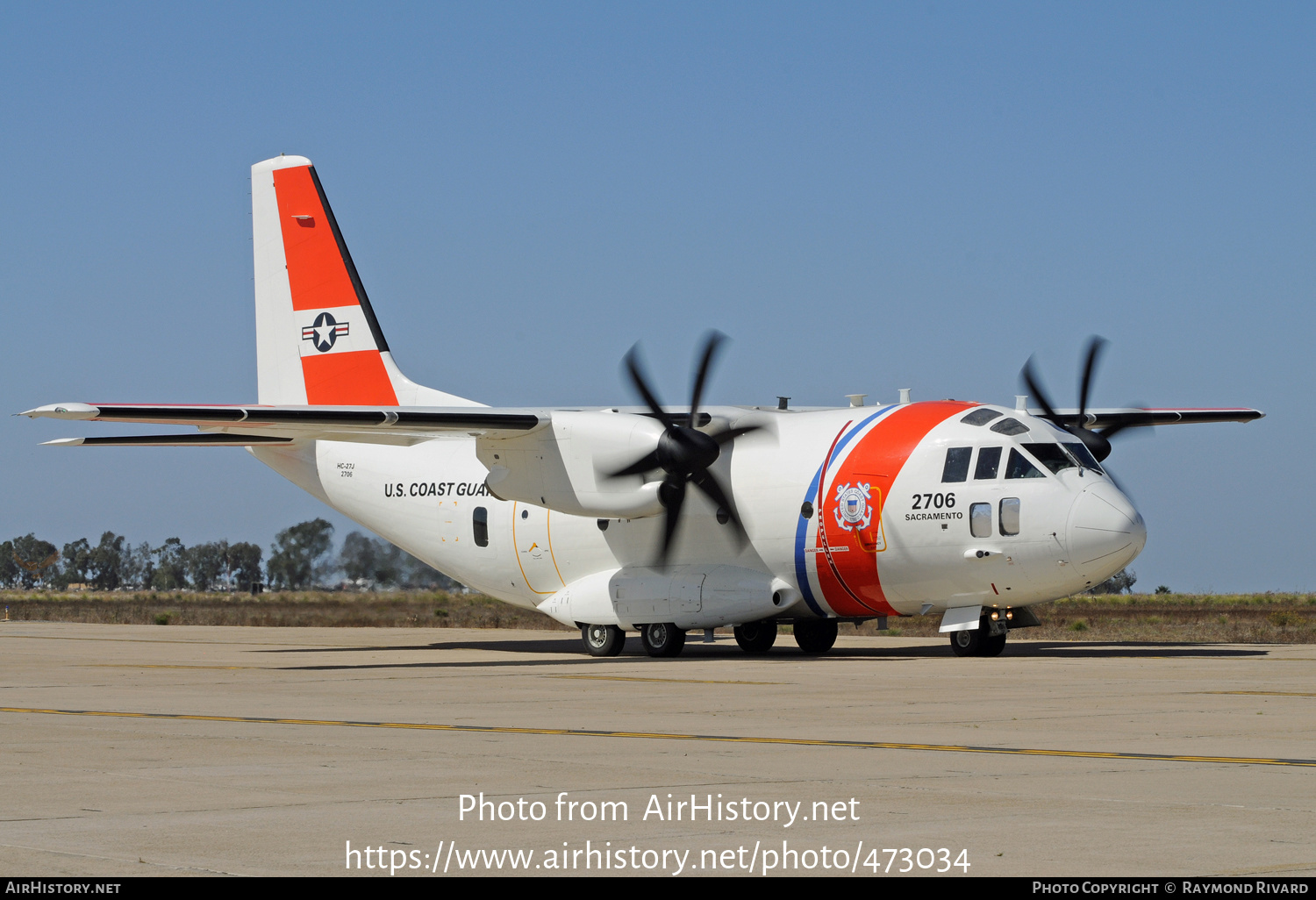 Aircraft Photo of 2706 | Aeritalia HC-27J Spartan | USA - Coast Guard | AirHistory.net #473034