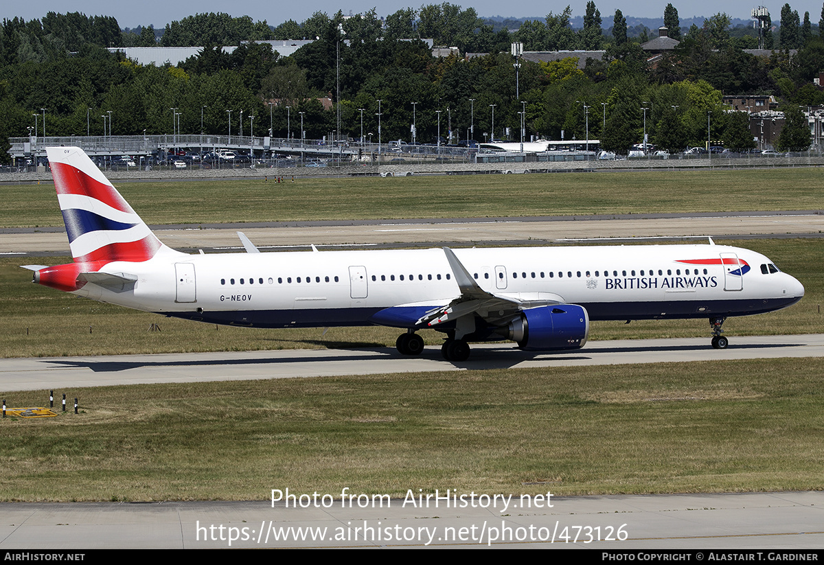 Aircraft Photo of G-NEOV | Airbus A321-251NX | British Airways | AirHistory.net #473126