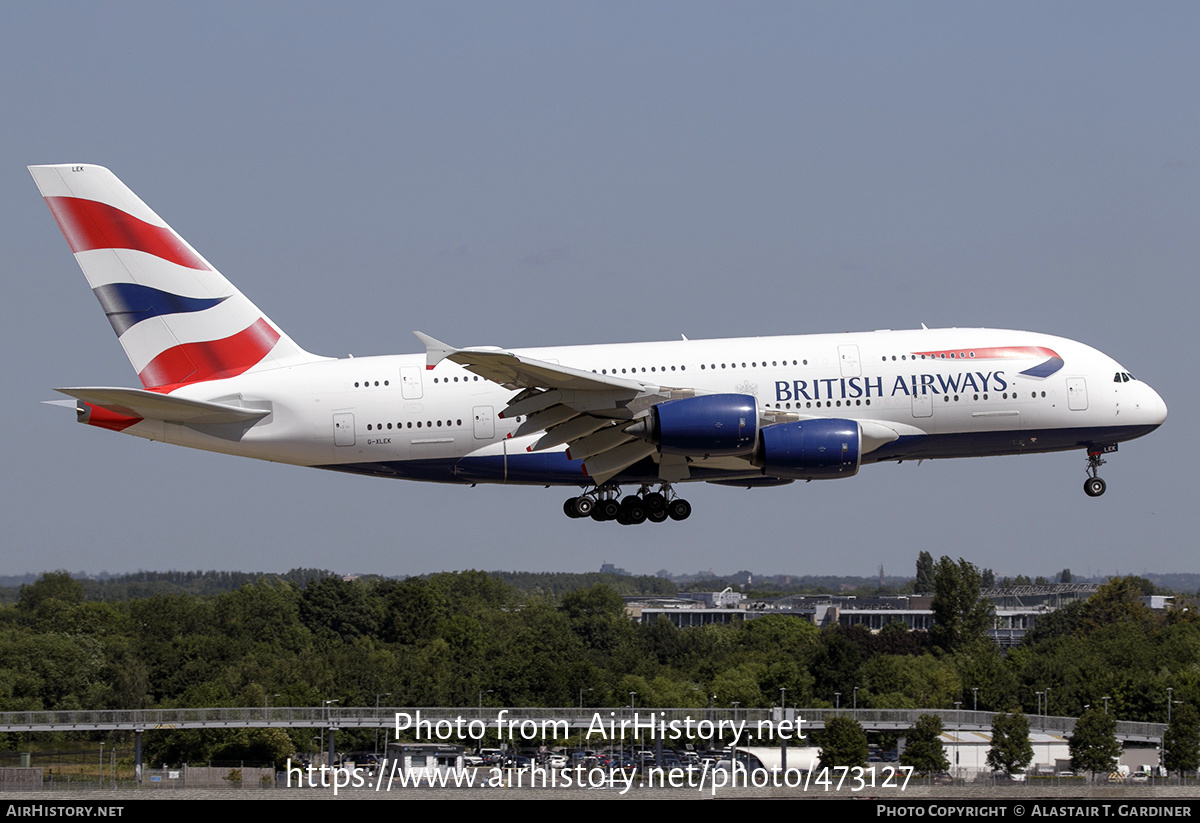 Aircraft Photo of G-XLEK | Airbus A380-841 | British Airways ...