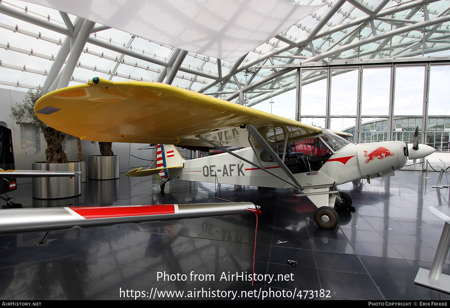 Aircraft Photo of OE-AFK | Piper PA-18-105 Super Cub | Red Bull | AirHistory.net #473182