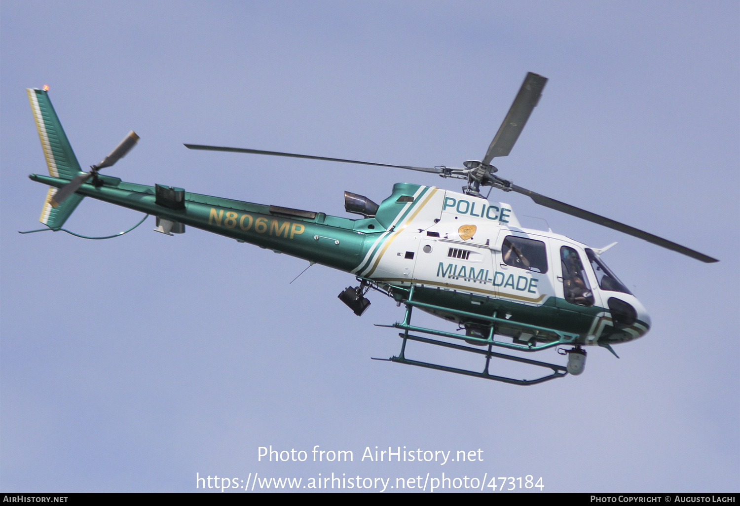 Aircraft Photo of N806MP | American Eurocopter AS350B3 | Miami Dade Police Department | AirHistory.net #473184