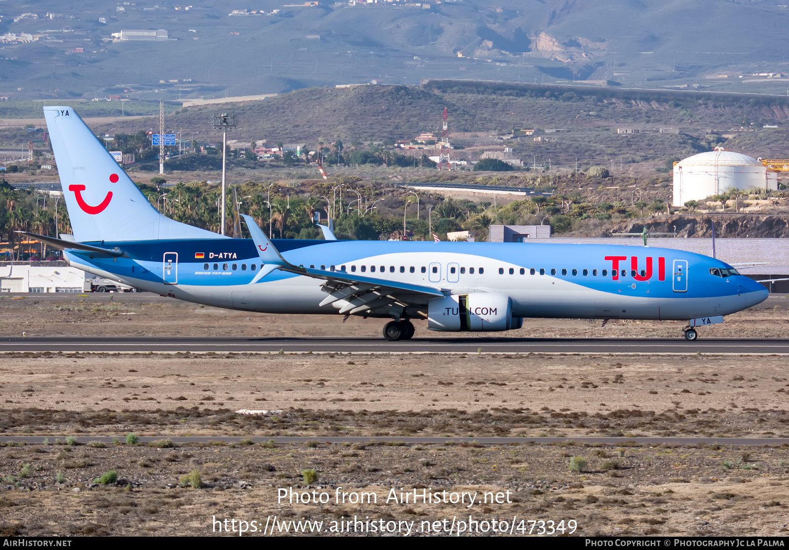 Aircraft Photo of D-ATYA | Boeing 737-8K5 | TUI | AirHistory.net #473349