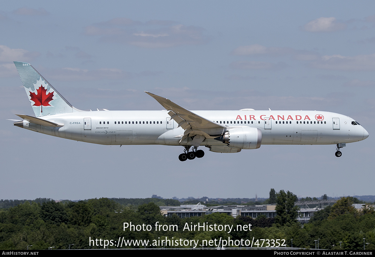 Aircraft Photo of C-FRSA | Boeing 787-9 Dreamliner | Air Canada | AirHistory.net #473352