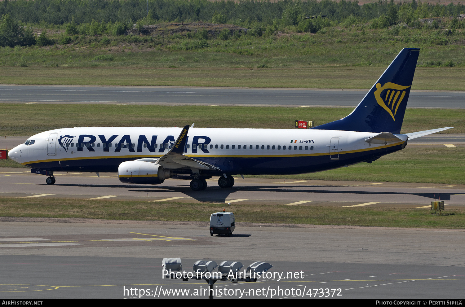 Aircraft Photo of EI-EBN | Boeing 737-8AS | Ryanair | AirHistory.net #473372